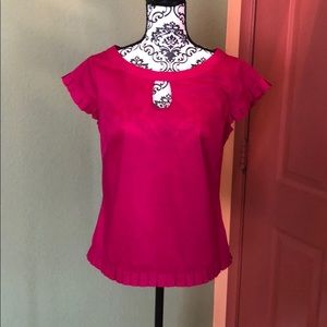 Magenta blouse